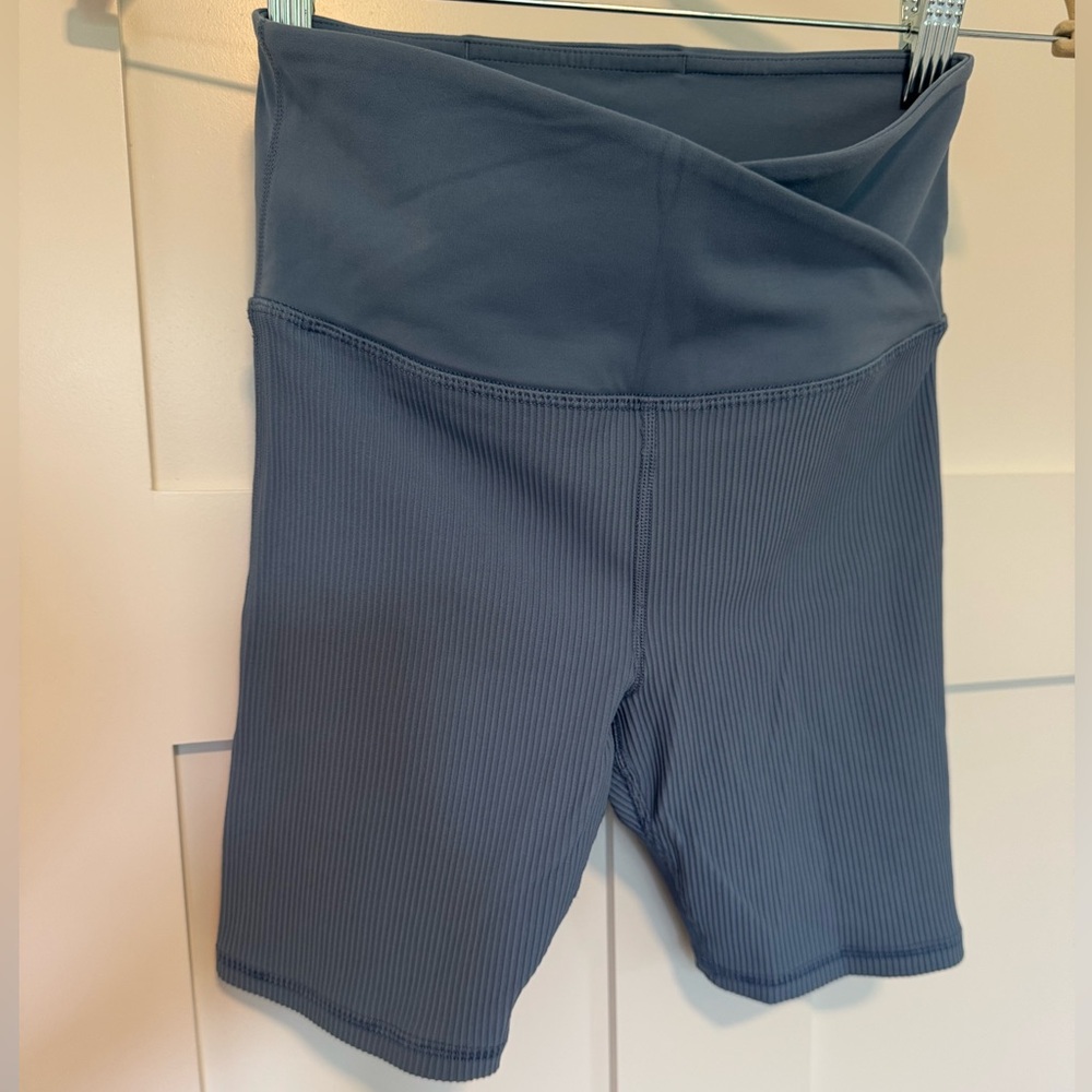 Athleta Blue Bike Shorts